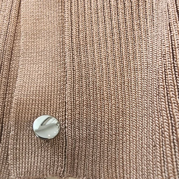 ANN TAYLOR NWTO,BEAUTIFUL BROWNISH/ DARK TAUPE DRESSY CARDIGAN SIZE XL